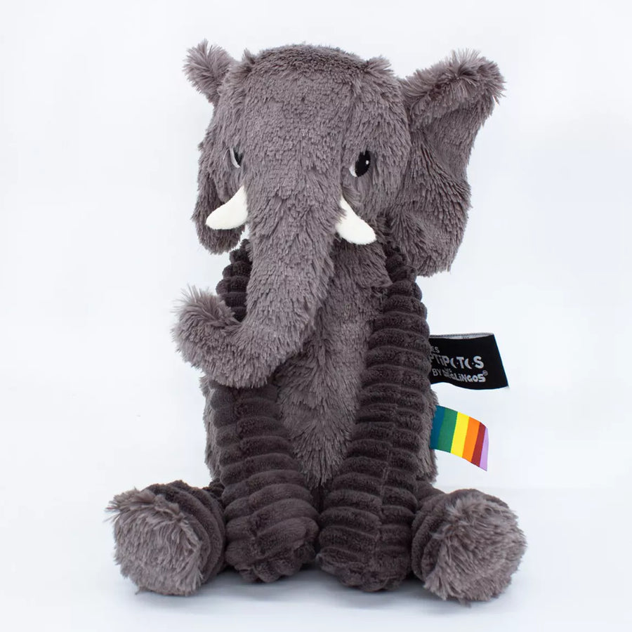 Kuscheltier Elefant in Grau