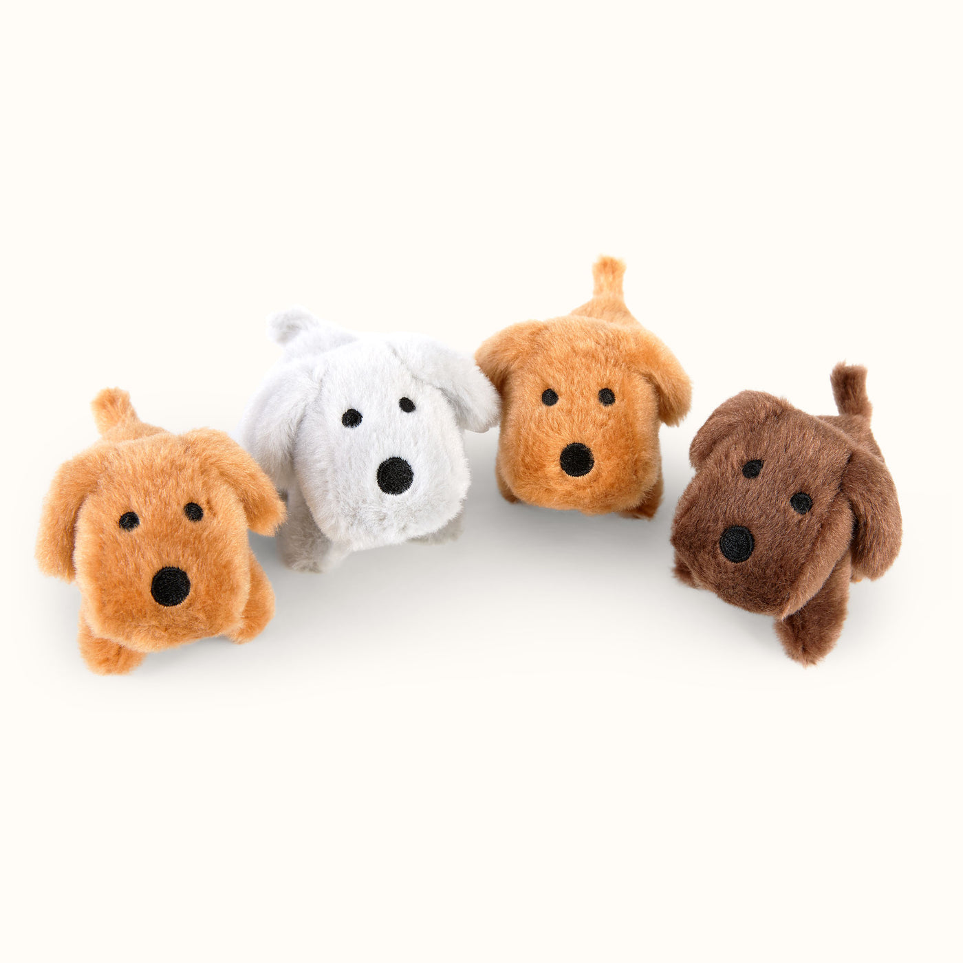 Cuddly toy puppies, 4 pieces