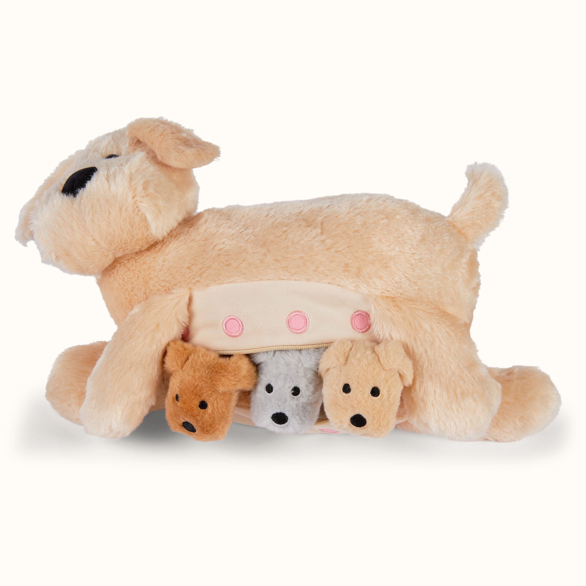 Kuscheltier Hundemama mit Babys