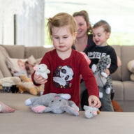 Kuscheltier Mama Hase & Babys