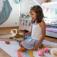Cuddly toy mama tiger &amp; babies