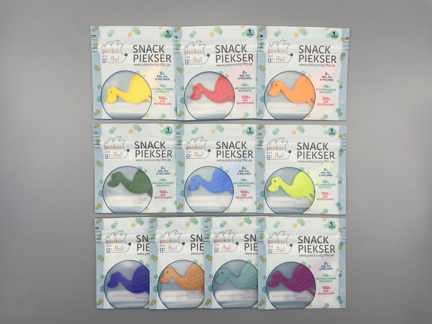 Pieksi und Griffel 10er Set "Party" (einzeln verpackt)