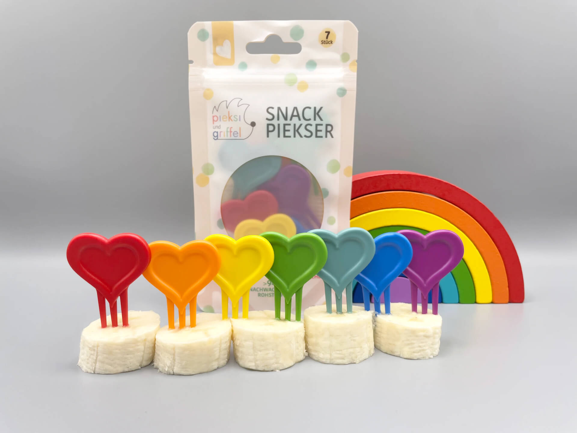 Pieksi und Griffel 7er Set "Heartbeats"