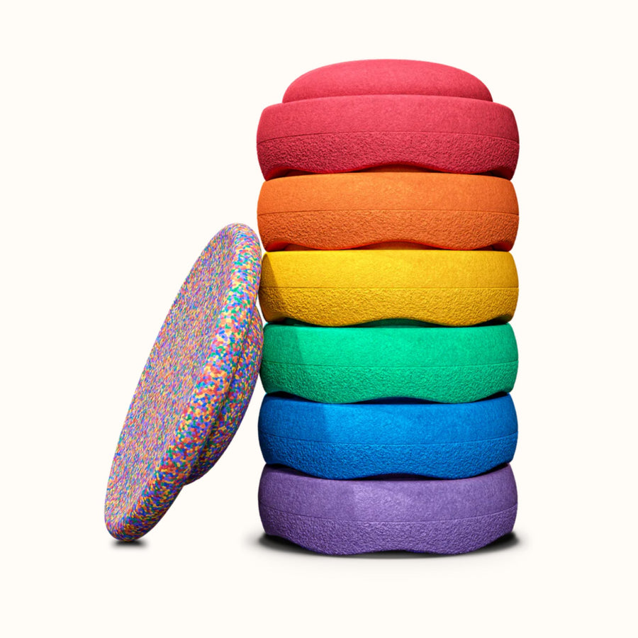 Stapelstein - Original Rainbow, 6+1 Bundle