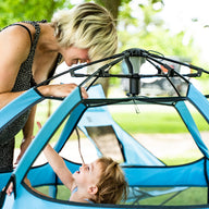 Blaues Laufgitter Set für Babys und Kleinkinder für den Garten