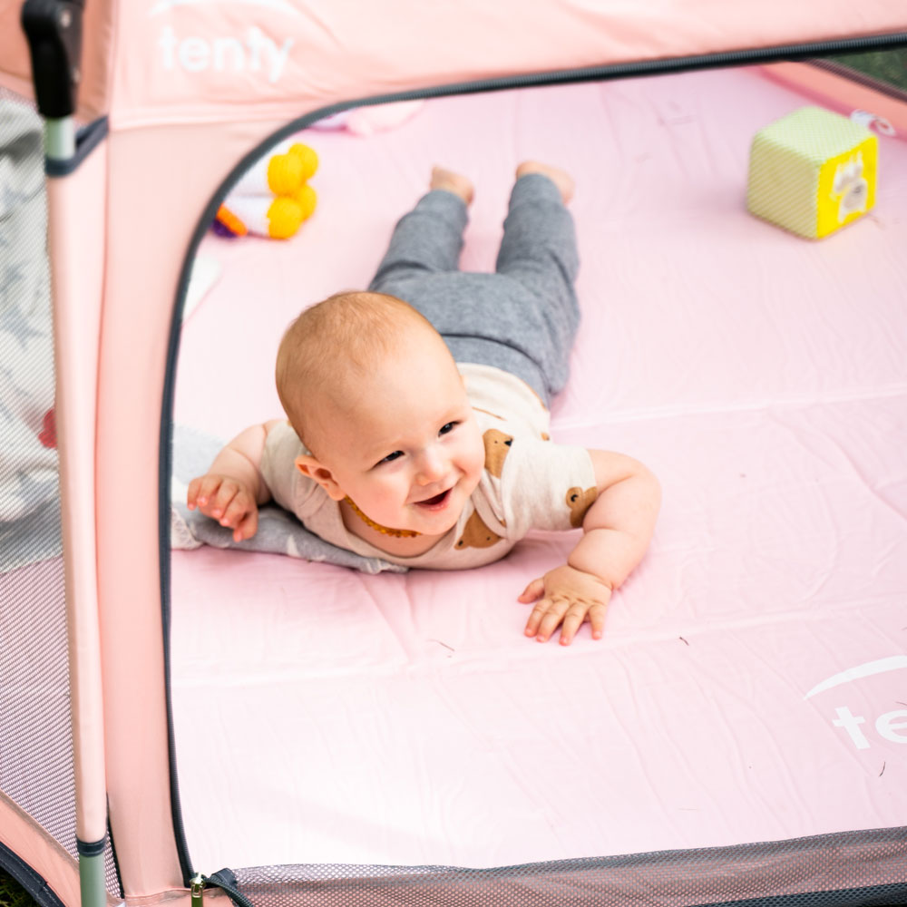 Rosa Tenty Laufstall für Babys