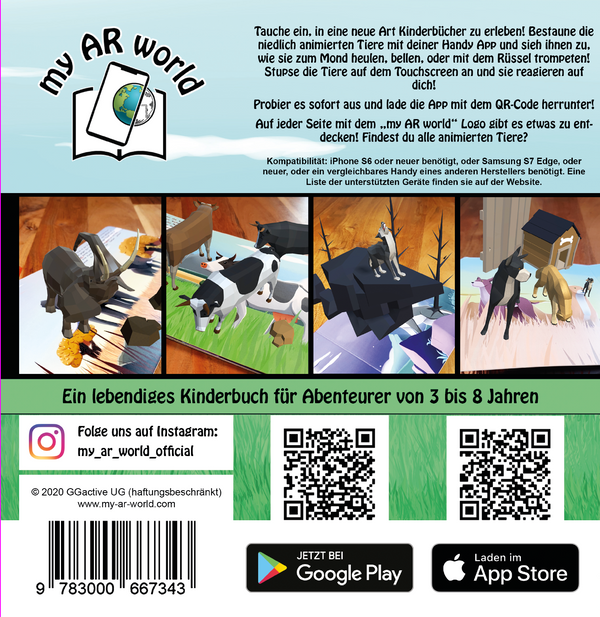my AR world - bring the animals to life