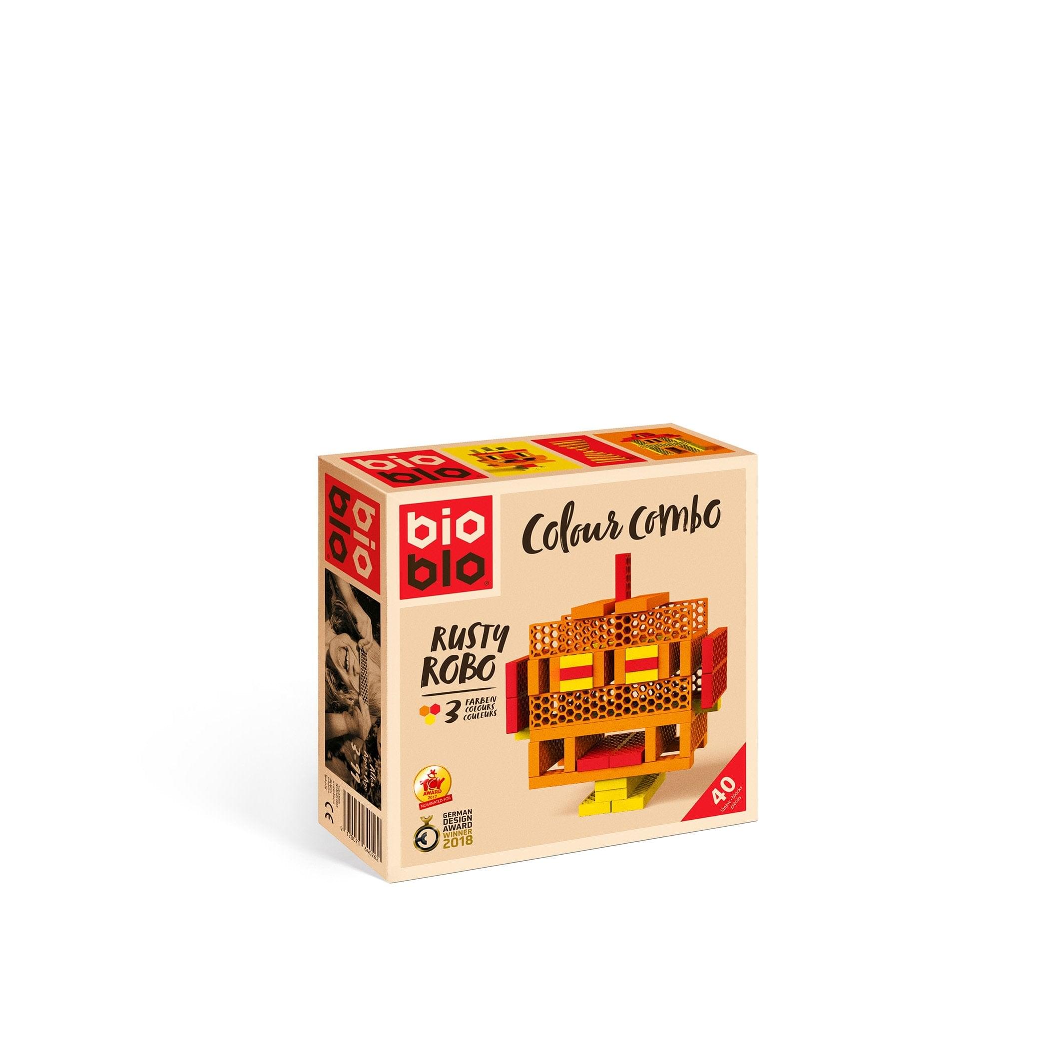 Color combo "Rusty Robo" with 40 building blocks