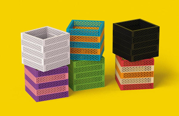 "Multi-Mix" fun box with 200 building blocks