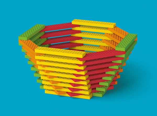 Hello Box "Rainbow Mix" with 100 building blocks
