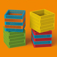 Hello Box "Rainbow Mix" with 100 building blocks