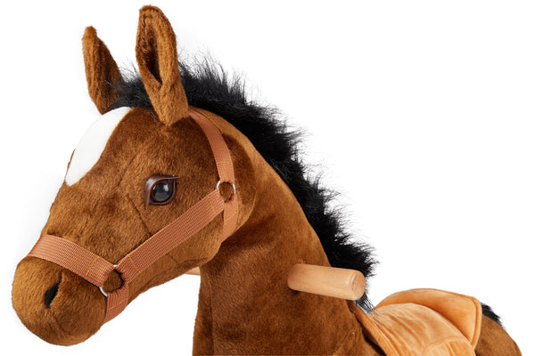 Pferd Schaukeltier für Kinder - Kopf Nahaufnahme
