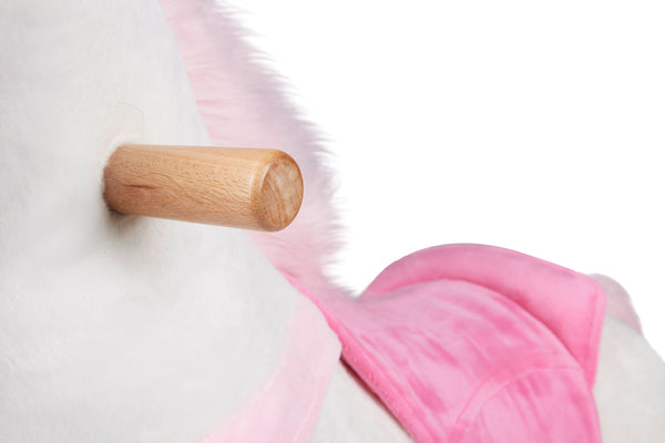Einhorn Schaukeltier für Kinder - Griff Nahaufnahme
