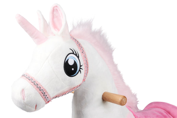Einhorn Schaukeltier für Kinder - Kopf Nahaufnahme