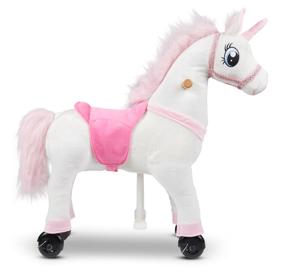 Einhorn Schaukeltier für Kinder - seitlich