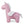 Load image into Gallery viewer, Children&#39;s stool - unicorn &quot;Pinky&quot; 
