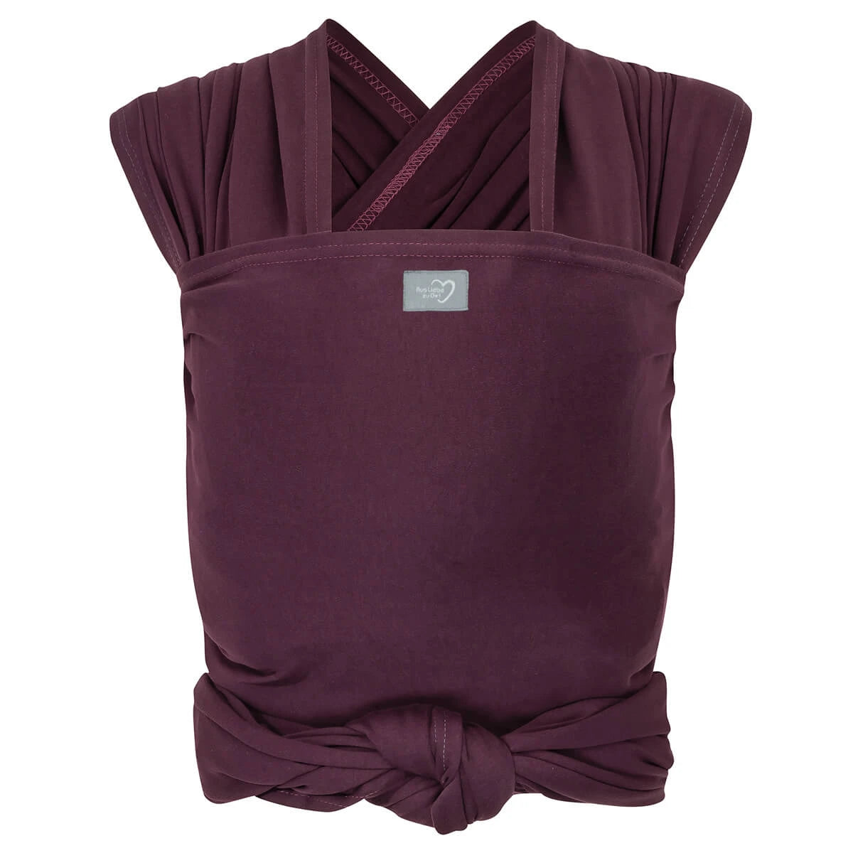 Elastisches Tragetuch Aubergine von Hoppediz