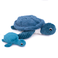 Ptipotos Schildkröte Mama & Baby in Blau