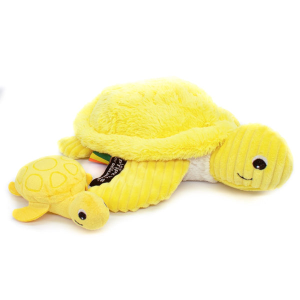 Ptipotos Schildkröte Mama & Baby in Gelb