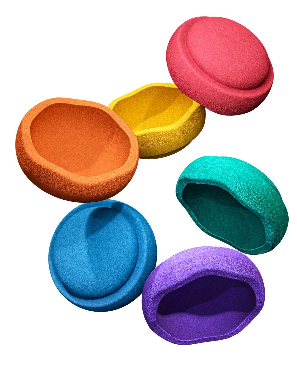 Stapelstein Original Rainbow Classic 6er Set
